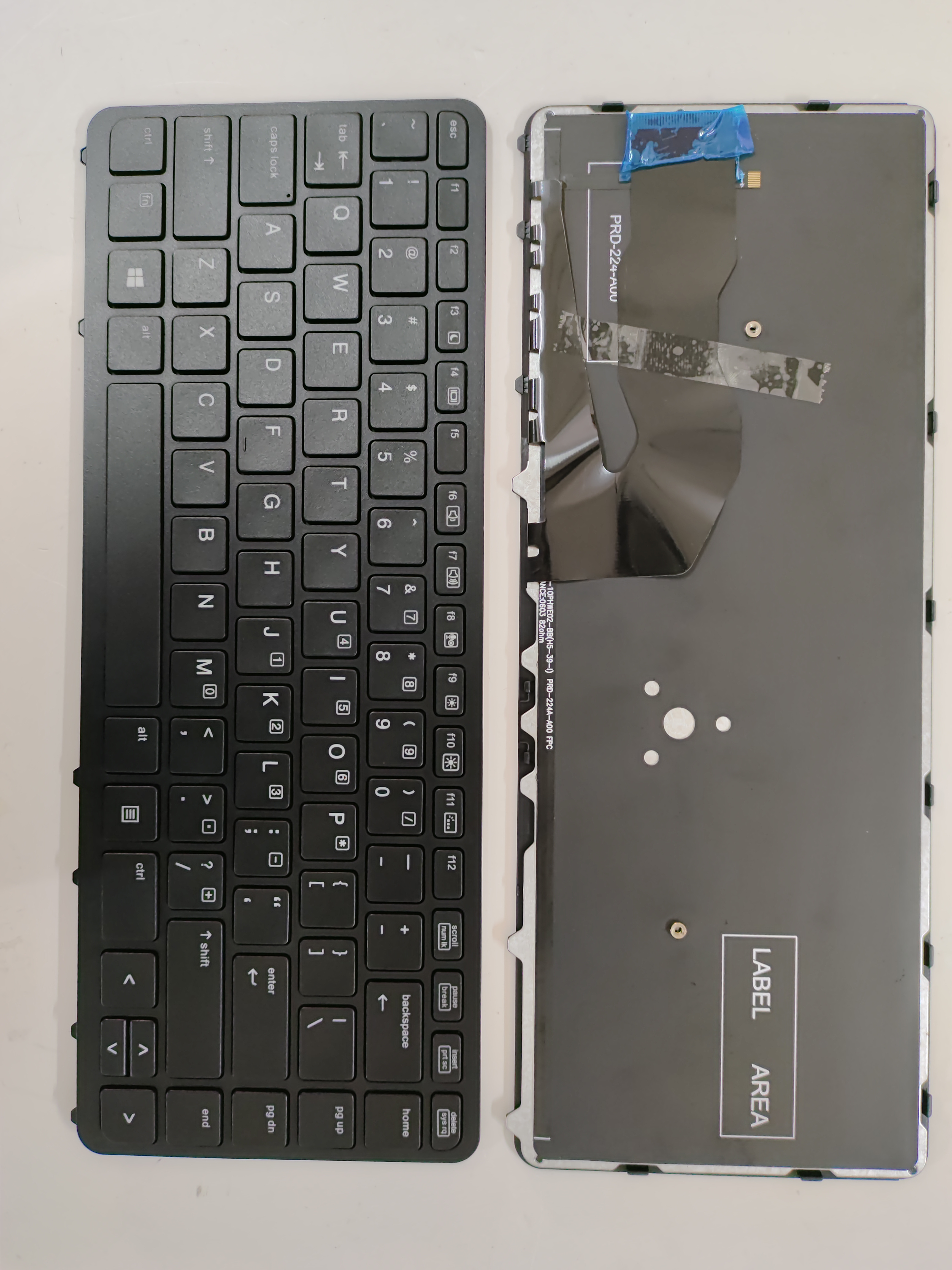 Picture of New Replacement Laptop Keyboard For HP 840G1/840G2/850G1/850G2/745G1/745G2/ZBOOK14 G1 G2 BLACK FRAME BLACK Backlit (OEM) US Layout